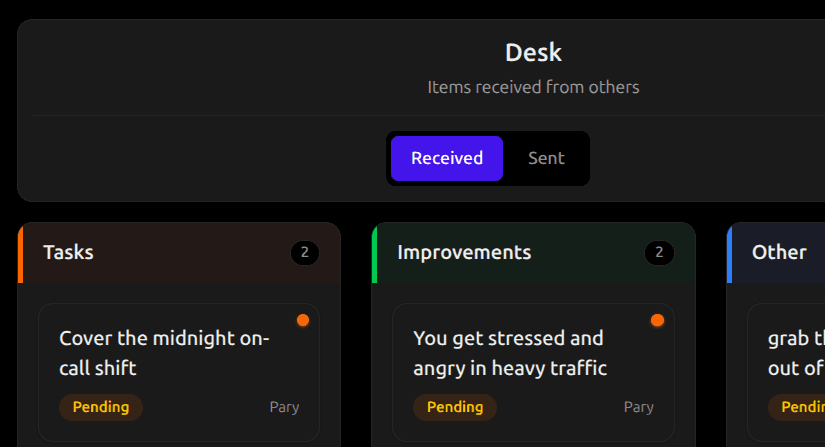 Desk preview